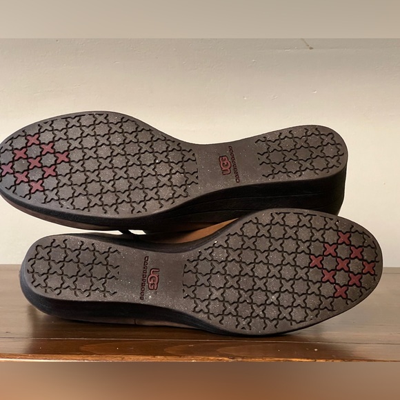 Ugg Emalie brown wedge leather booties - Picture 9 of 10